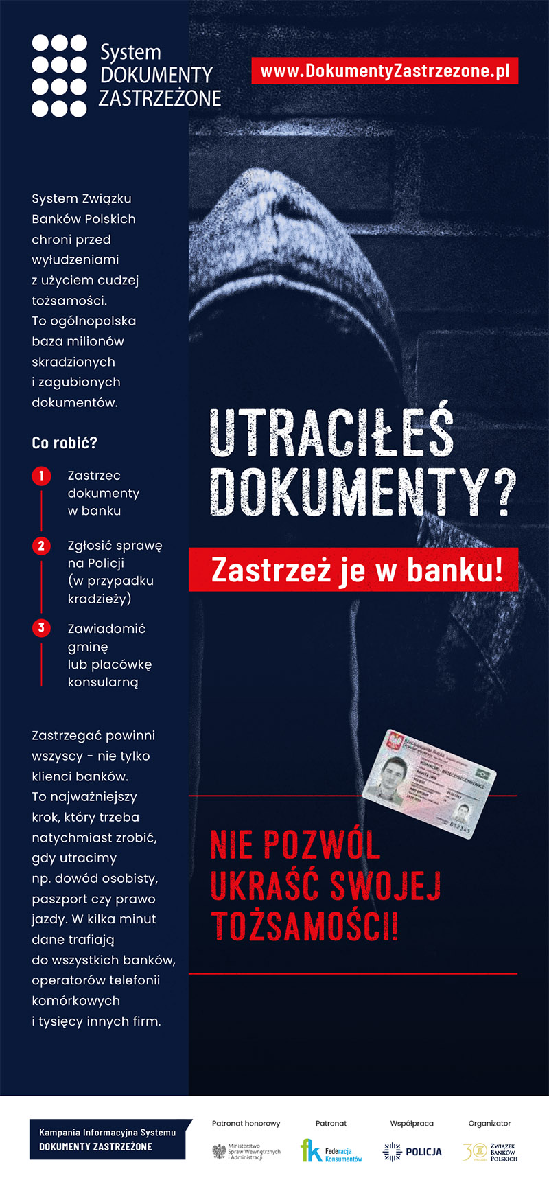 Dokumenty zastrzeżone ulotka strona 1