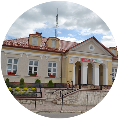 Urząd Gminy Gorzków - widok od strony ul Głównej
