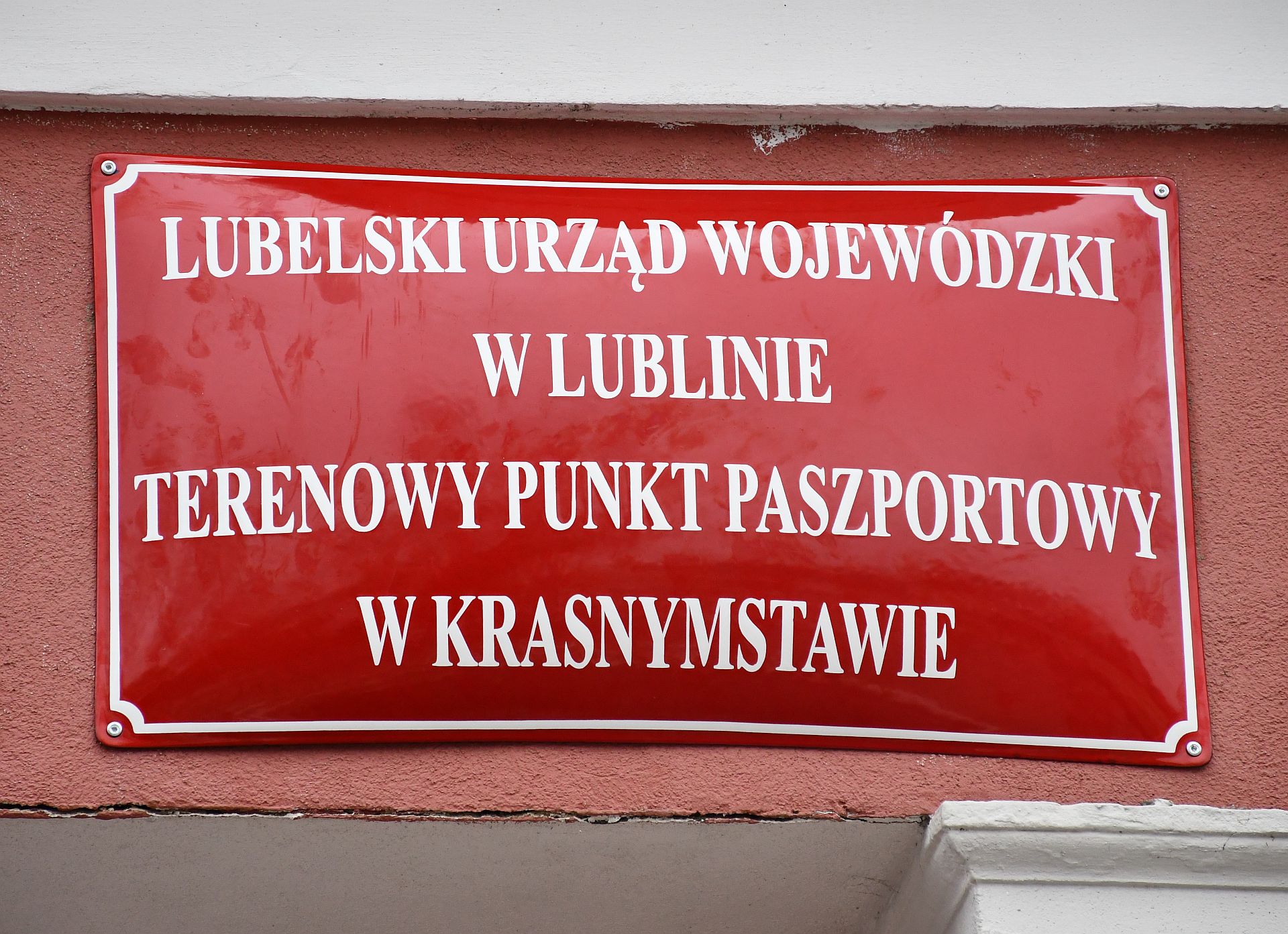 terenowy punkt paszportowy w krasnymstawie