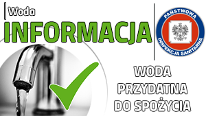 Informacja Sanepid woda zdatna do spożycia